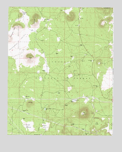 Wing Mountain, AZ USGS Topographic Map