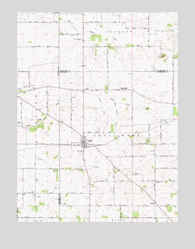 Wingate, IN USGS Topographic Map