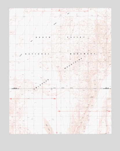 Wingate Wash East, CA USGS Topographic Map
