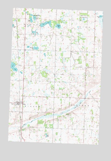 Winger, MN USGS Topographic Map