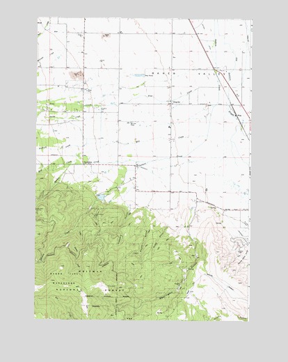 Wingville, OR USGS Topographic Map