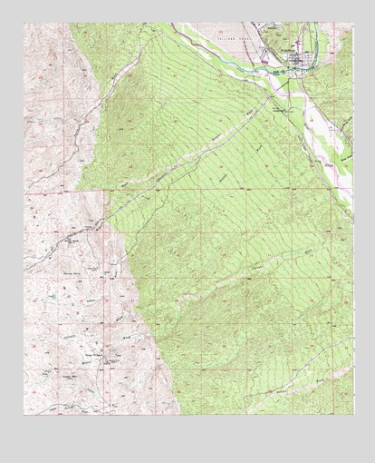 Winkelman, AZ USGS Topographic Map