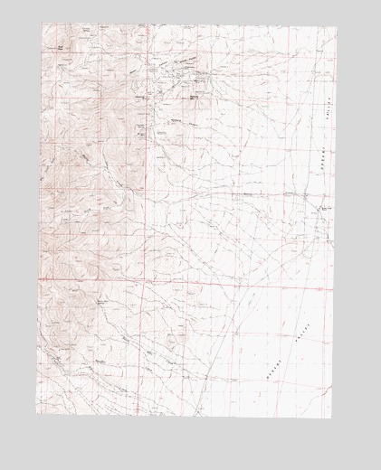 Bottle Creek Ranch, NV USGS Topographic Map