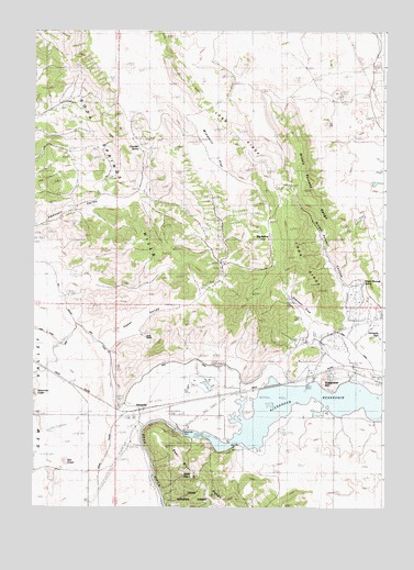 Alexander, ID USGS Topographic Map
