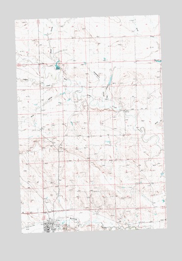 Winnett North, MT USGS Topographic Map