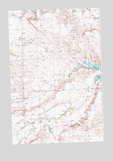 Winnett South, MT USGS Topographic Map