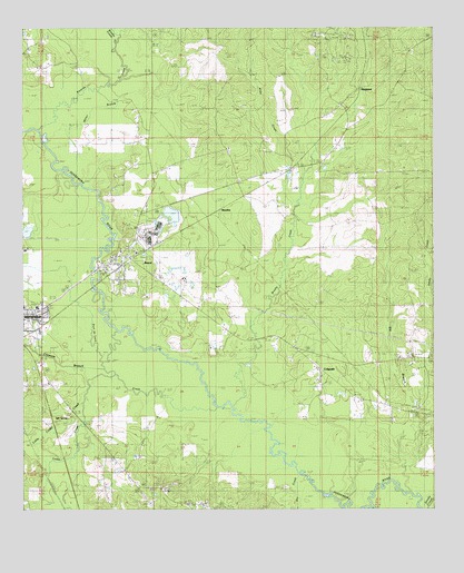 Winnfield East, LA USGS Topographic Map