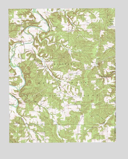 Winnipeg, MO USGS Topographic Map