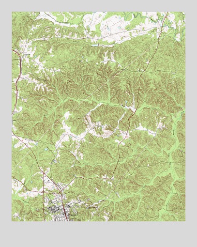 Winnsboro, SC USGS Topographic Map