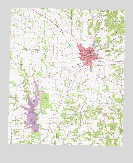 Winnsboro, TX USGS Topographic Map