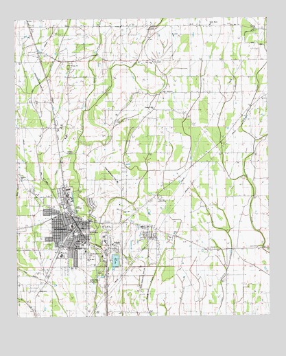 Winnsboro, LA USGS Topographic Map