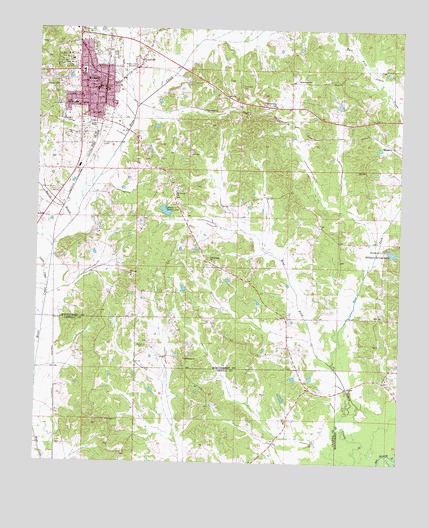 Winona, MS USGS Topographic Map