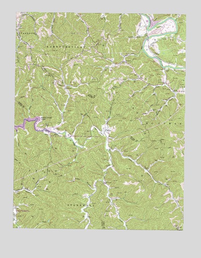 Winslow, WV USGS Topographic Map