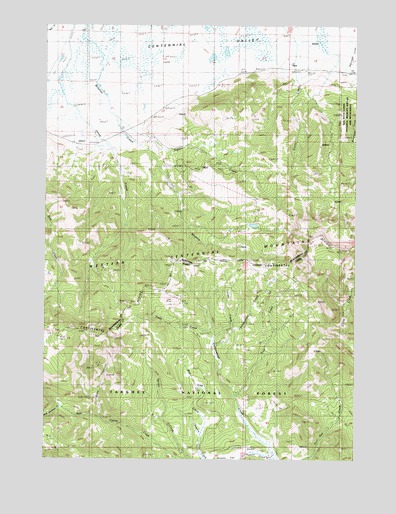 Winslow Creek, MT USGS Topographic Map