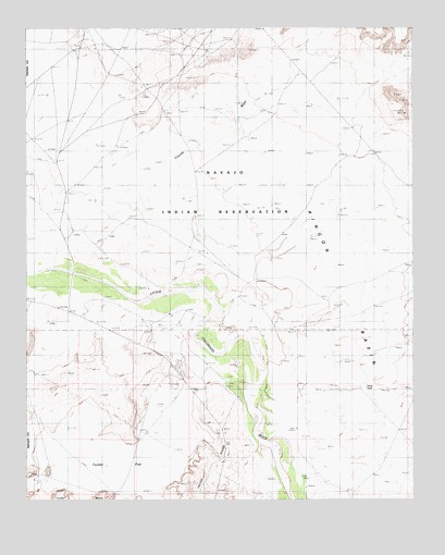 Winslow NW, AZ USGS Topographic Map