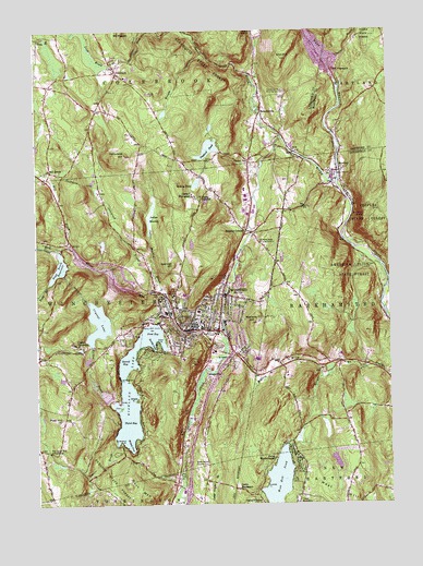 Winsted, CT USGS Topographic Map