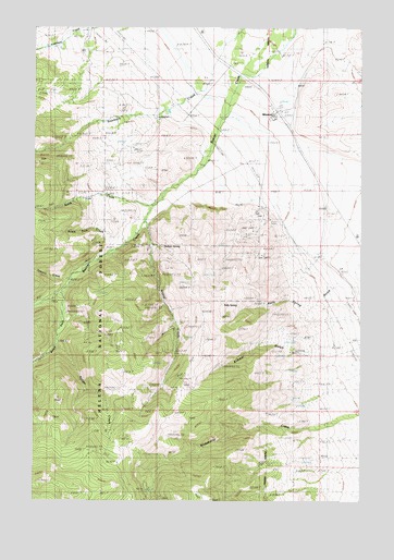 Winston, MT USGS Topographic Map