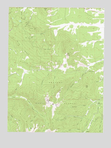 Bottle Pass, CO USGS Topographic Map