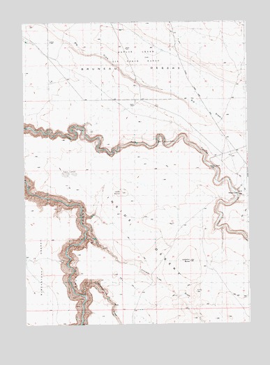Winter Camp, ID USGS Topographic Map