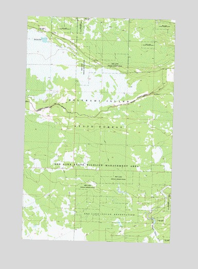 Winter Road Lake SE, MN USGS Topographic Map