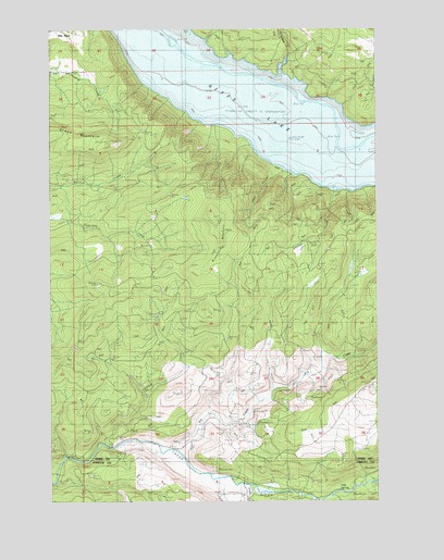 Winters Mountain, WA USGS Topographic Map