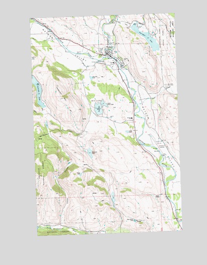 Winthrop, WA USGS Topographic Map