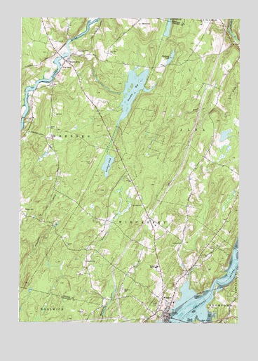 Wiscasset, ME USGS Topographic Map