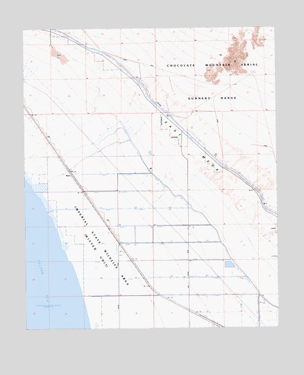 Wister, CA USGS Topographic Map