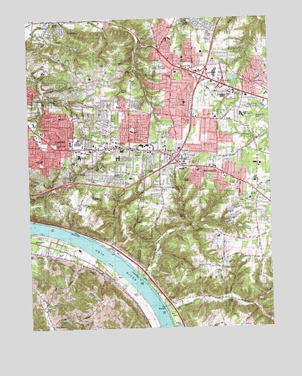 Withamsville, OH USGS Topographic Map