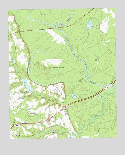 Witherspoon Island, SC USGS Topographic Map