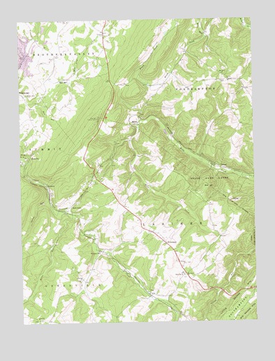 Wittenberg, PA USGS Topographic Map