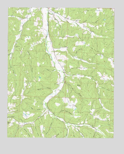 Witter, AR USGS Topographic Map