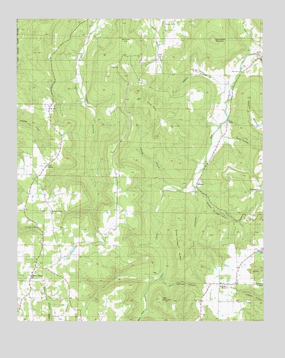 Witts Springs, AR USGS Topographic Map