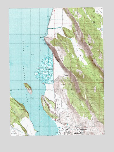 Wocus, OR USGS Topographic Map