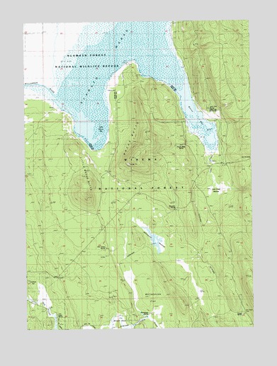 Wocus Bay, OR USGS Topographic Map