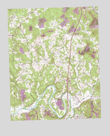 Wofford, KY USGS Topographic Map