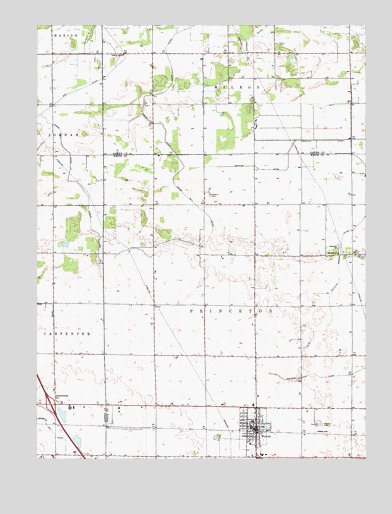 Wolcott, IN USGS Topographic Map