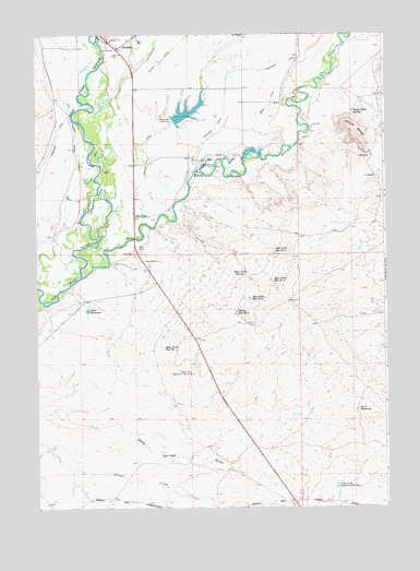 Boulder, WY USGS Topographic Map