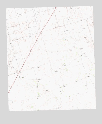 Wolcott Ranch, TX USGS Topographic Map