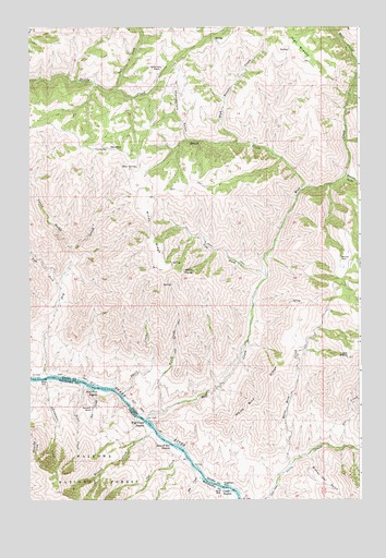 Wolf Creek, ID USGS Topographic Map