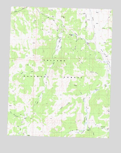 Wolf Creek, CA USGS Topographic Map