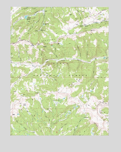 Wolf Creek Summit, UT USGS Topographic Map
