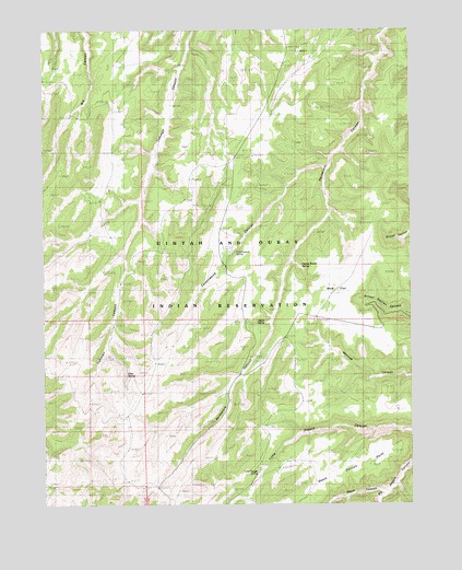 Wolf Flat, UT USGS Topographic Map
