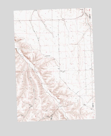Wolf Hollow Falls, OR USGS Topographic Map