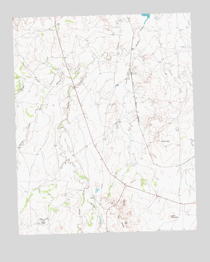 Wolf Mountain, TX USGS Topographic Map