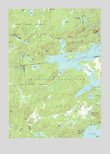 Wolf Mountain, NY USGS Topographic Map