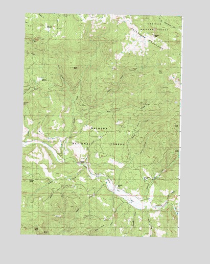 Boulder Butte, OR USGS Topographic Map
