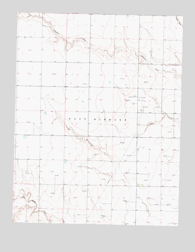 Wolf NW, KS USGS Topographic Map