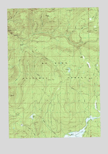 Wolf Peak, OR USGS Topographic Map