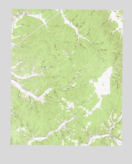 Wolf Pit Ridge, TN USGS Topographic Map